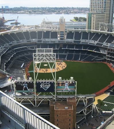 View of the field at Petco Park